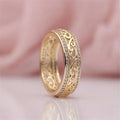 Anillo Hueco Brillante | Dorado
