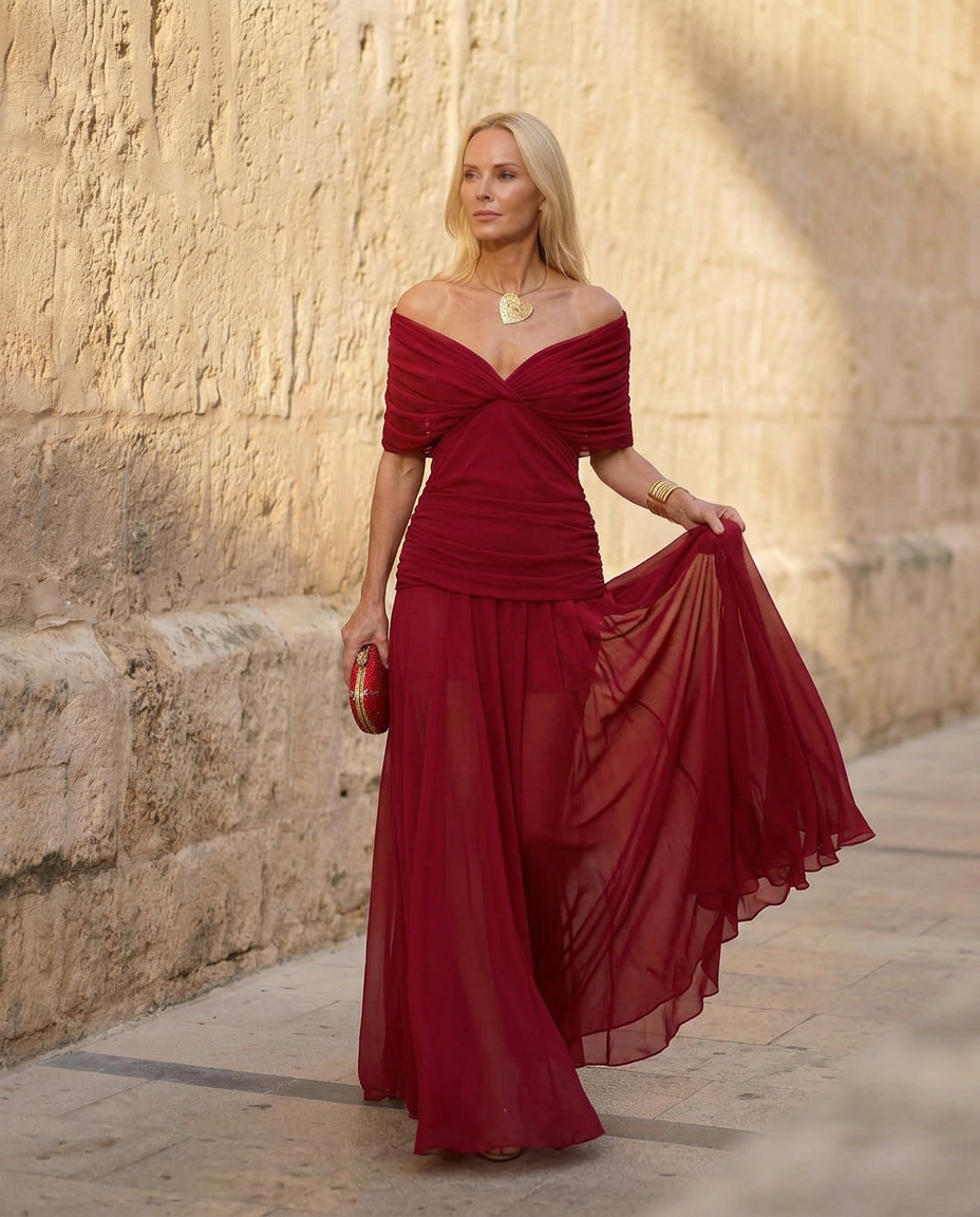 Harper | elegante vestido rojo