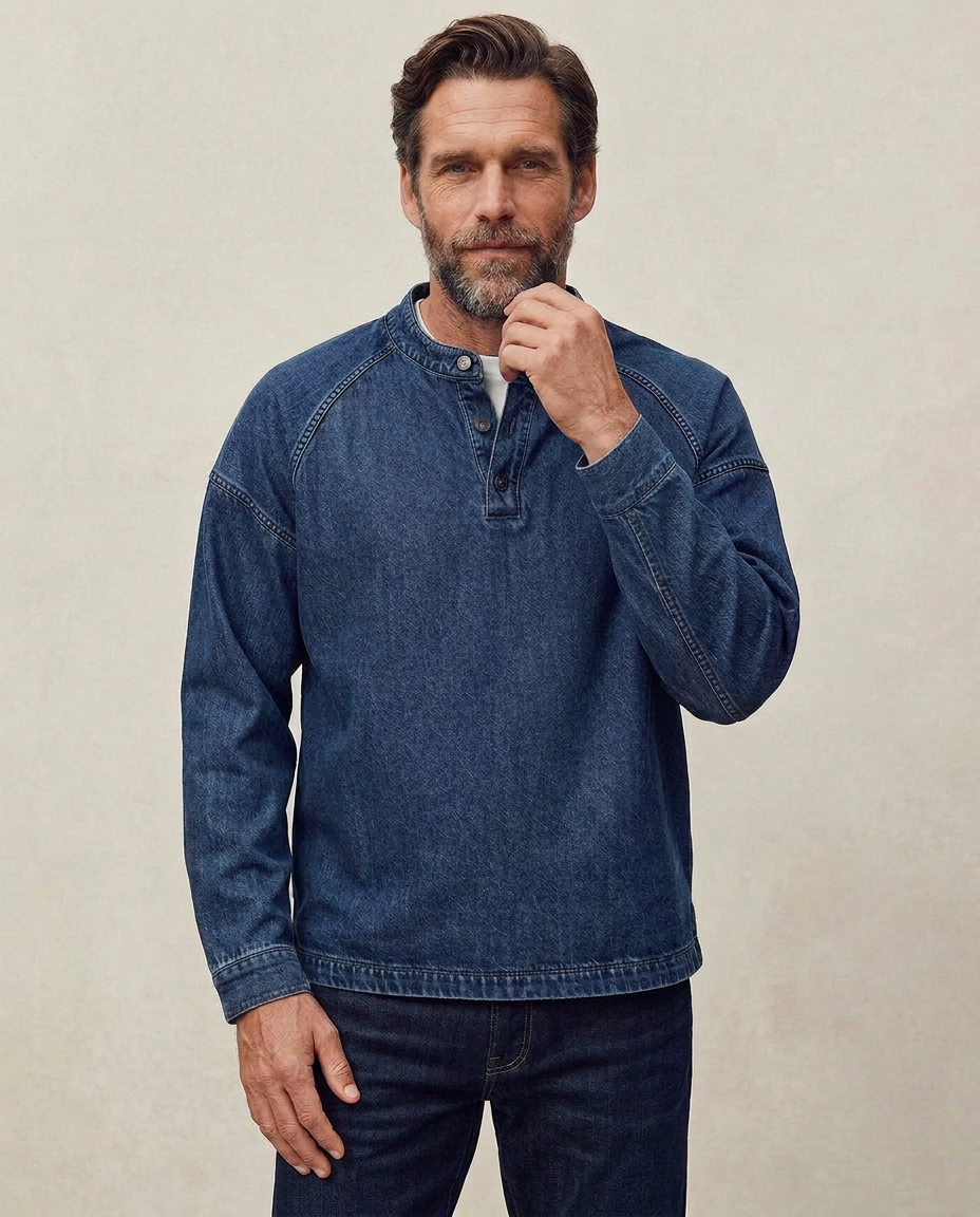 Hudson · Chemise vintage d'inspiration jean