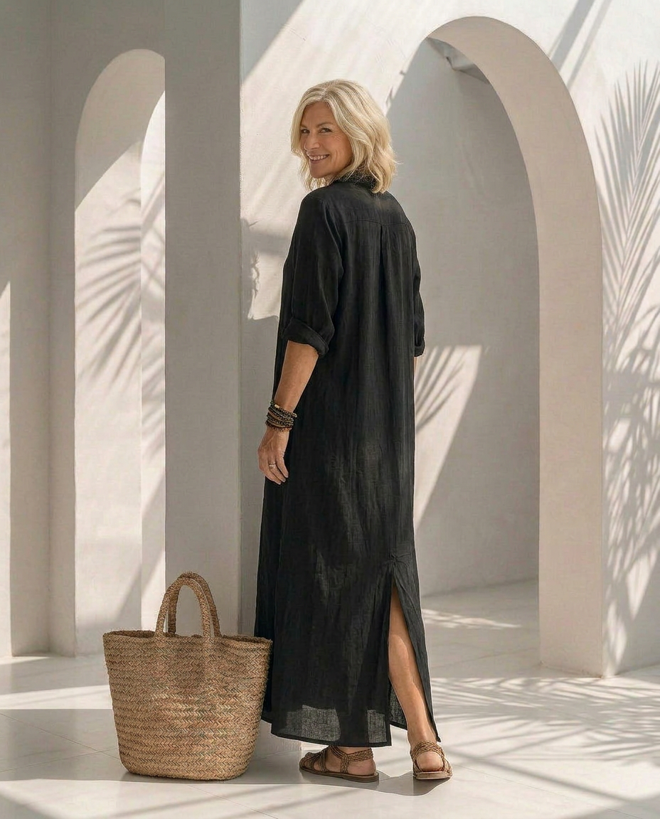 Willow · Vestido largo cómodo, con una silueta favorecedora, ideal para el día a día