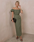 Élise · Vestido elegante de silueta entallada