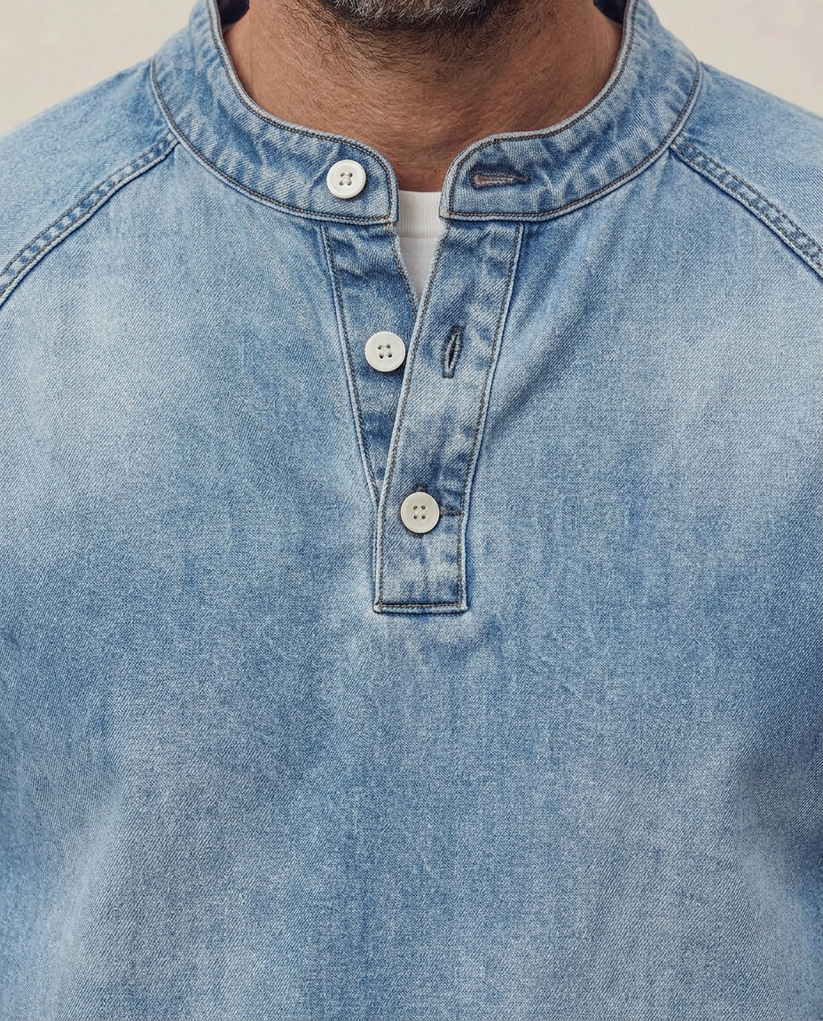 Hudson · Chemise vintage d'inspiration jean