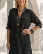 Willow · Vestido largo cómodo, con una silueta favorecedora, ideal para el día a día