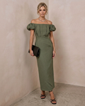 Élise · Vestido elegante de silueta entallada