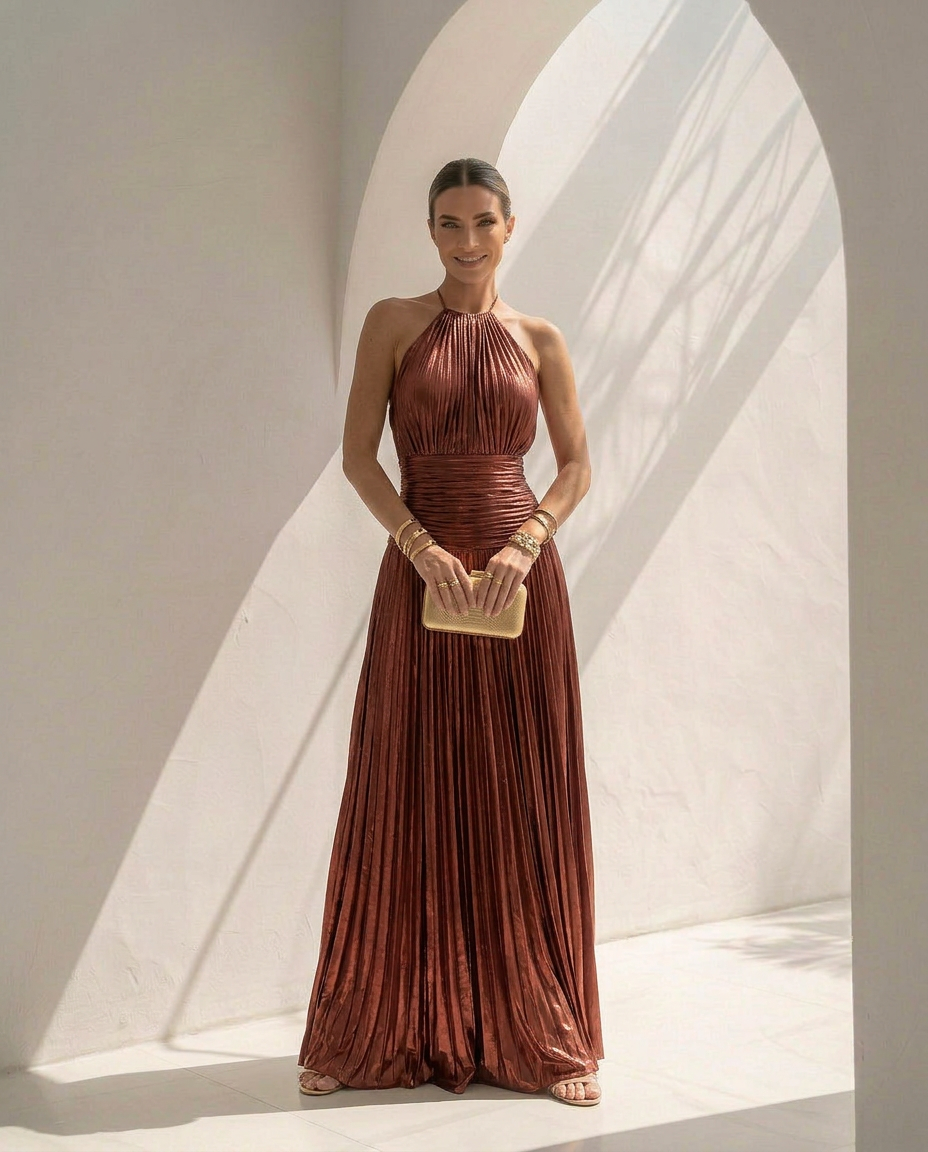 Calista · Vestido maxi elegante