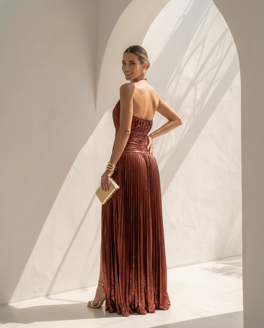 Calista · Vestido maxi elegante
