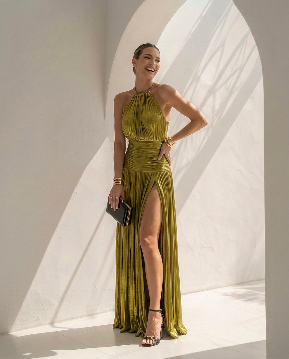 Calista · Vestido maxi elegante