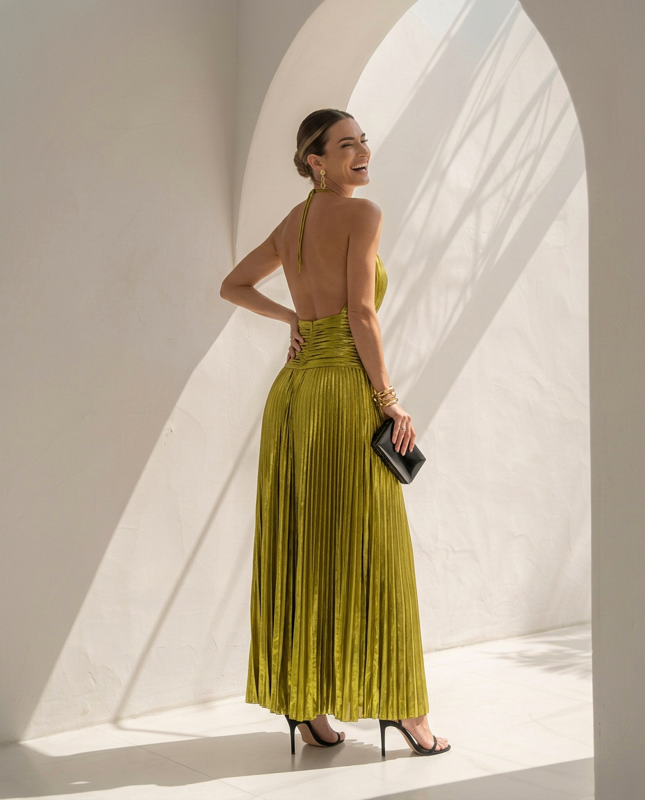 Calista · Vestido maxi elegante