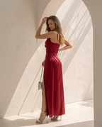 Althéa · Vestido maxi de caída satinada
