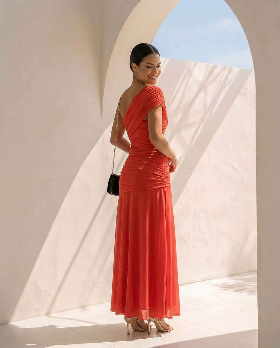 Virelle · Vestido maxi sofisticado