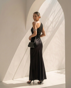 Élodie · Vestido largo de silueta refinada