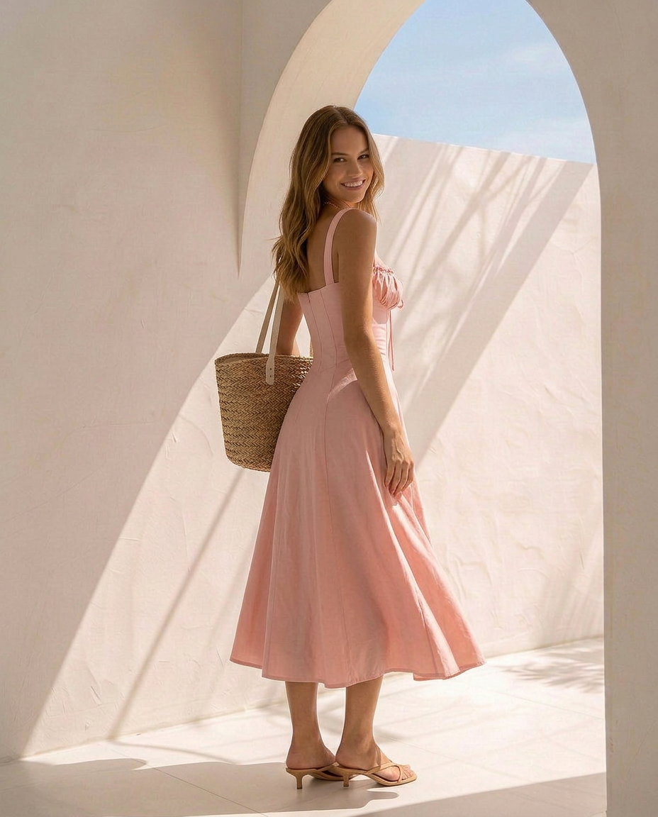 Arielle · Vestido largo de elegancia fluida