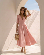Céleste · Vestido midi de silueta fluida