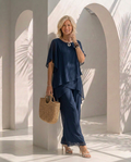 Elara · Conjunto Palazzo Fluid: comodidad y estilo elegantes