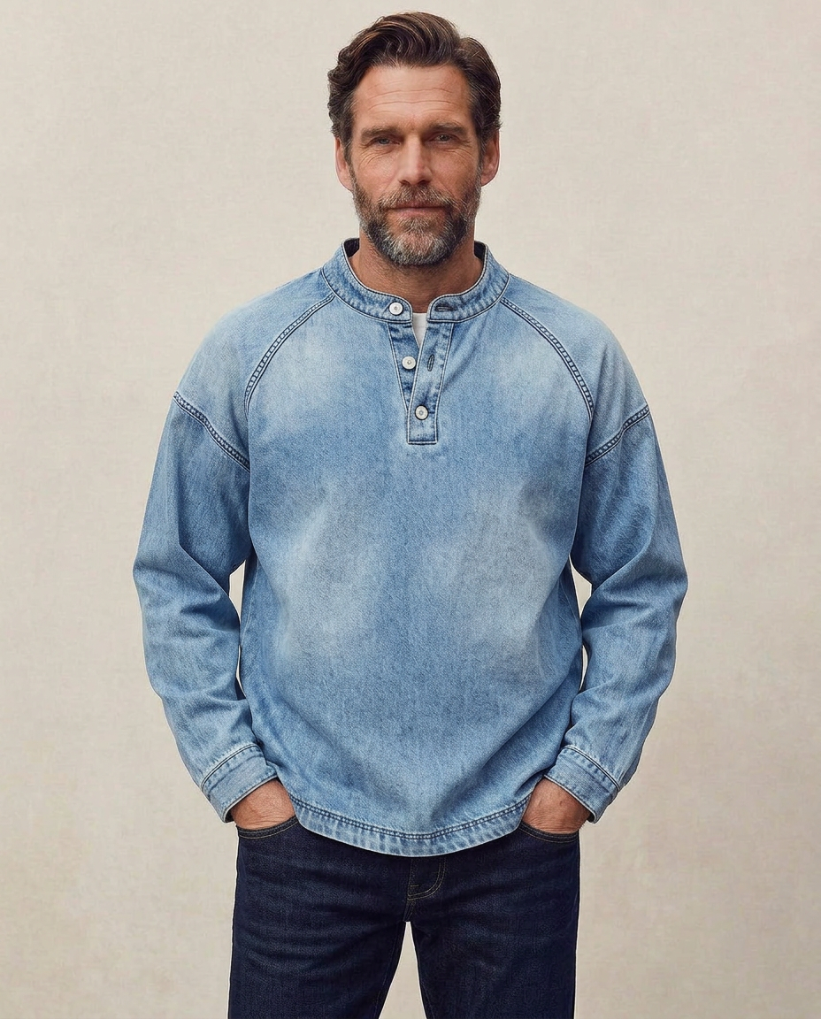 Hudson · Chemise vintage d'inspiration jean
