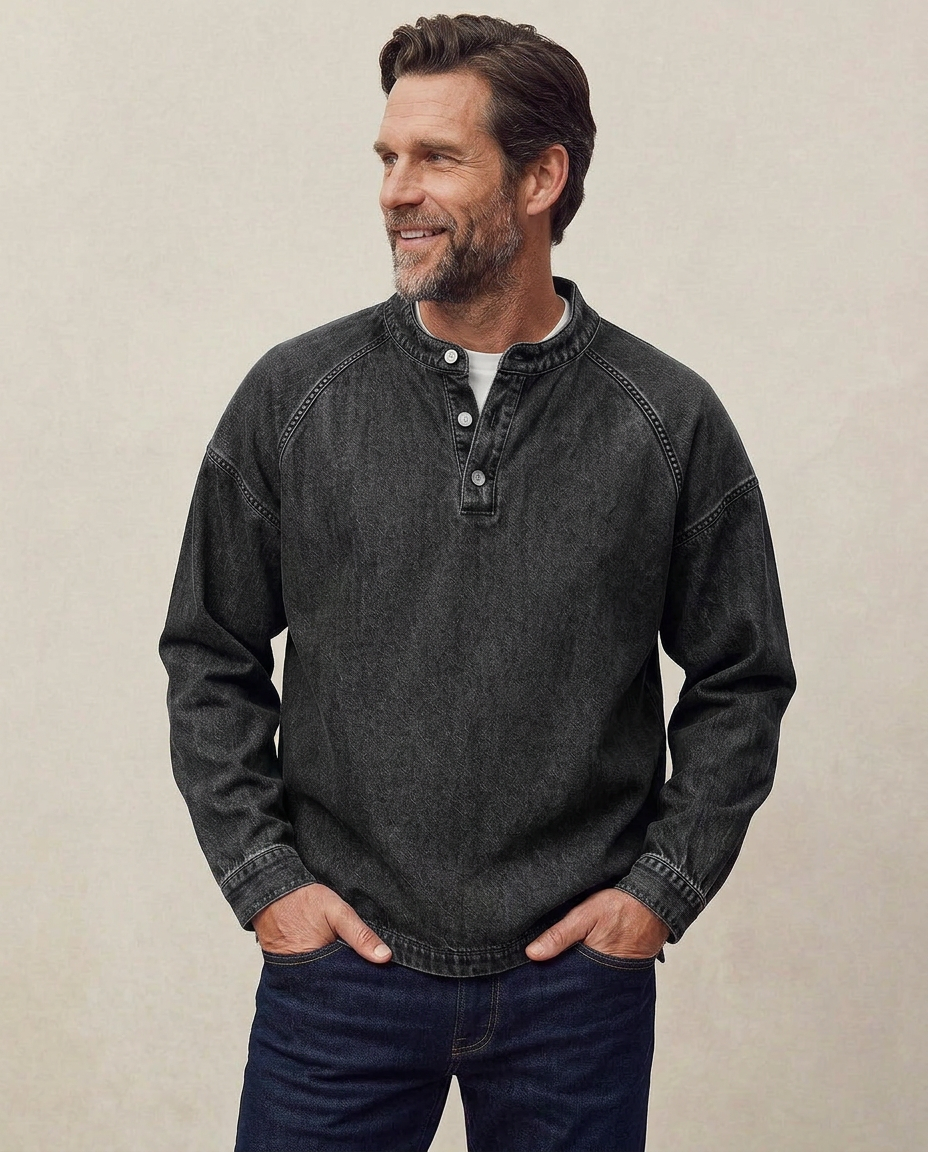 Hudson · Chemise vintage d'inspiration jean