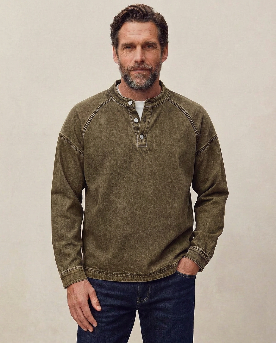 Hudson · Chemise vintage d'inspiration jean