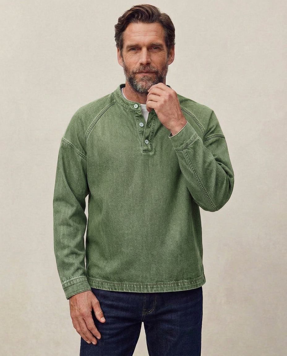 Hudson · Chemise vintage d'inspiration jean
