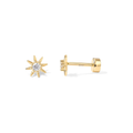 Pendientes Destello Solar | Dorados