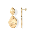 Boucles d'oreilles Ripple Wave | Dorées