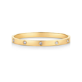 Halo | Pulsera Puntos Dorada