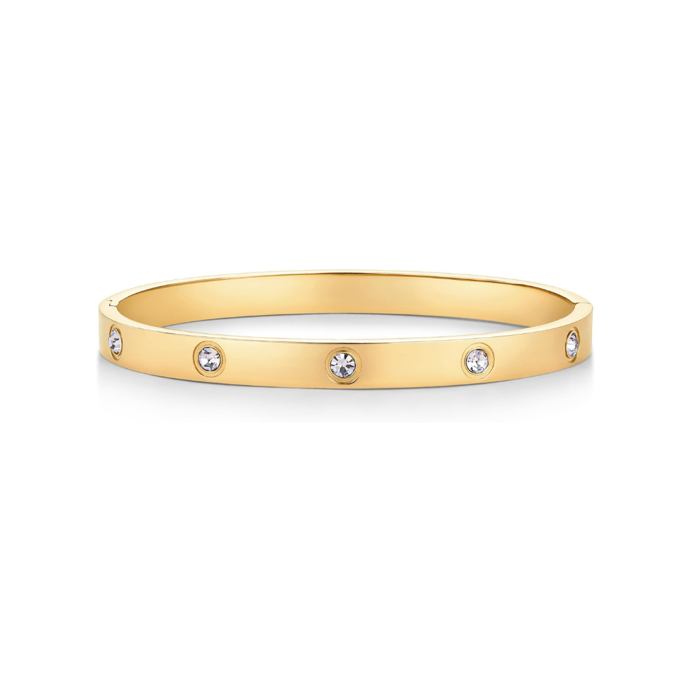 Halo | Pulsera Puntos Dorada